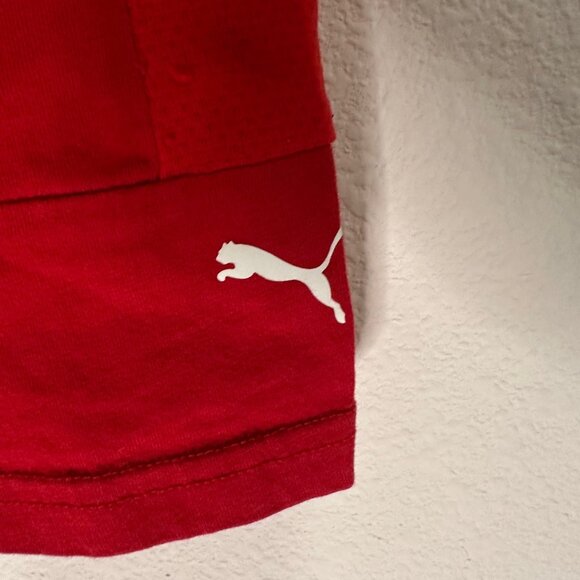 The Puma x Scuderia Ferrari Red Graphic T-Shirt in size 9-10Y - Picture 4 of 5